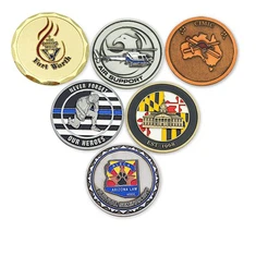 개인 맞춤형 로고 3D 조각 기념품 에나멜 동전