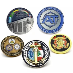 기념품 에나멜 컬러 메탈 챌린지 코인