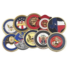 아연 합금 3D 도전 동전 디스플레이 홀더